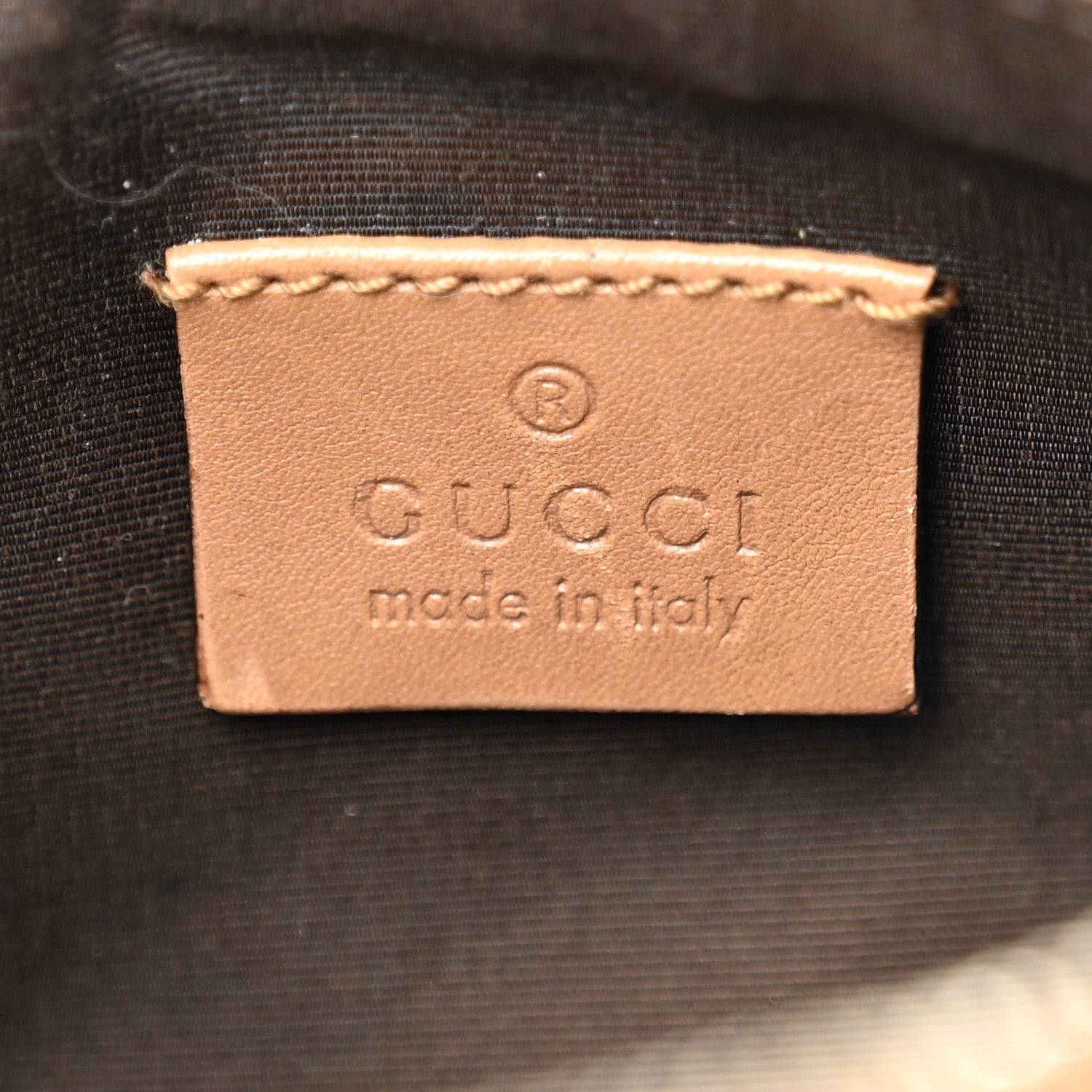Gucci Monogram Small Pochette Tan 6 of 10