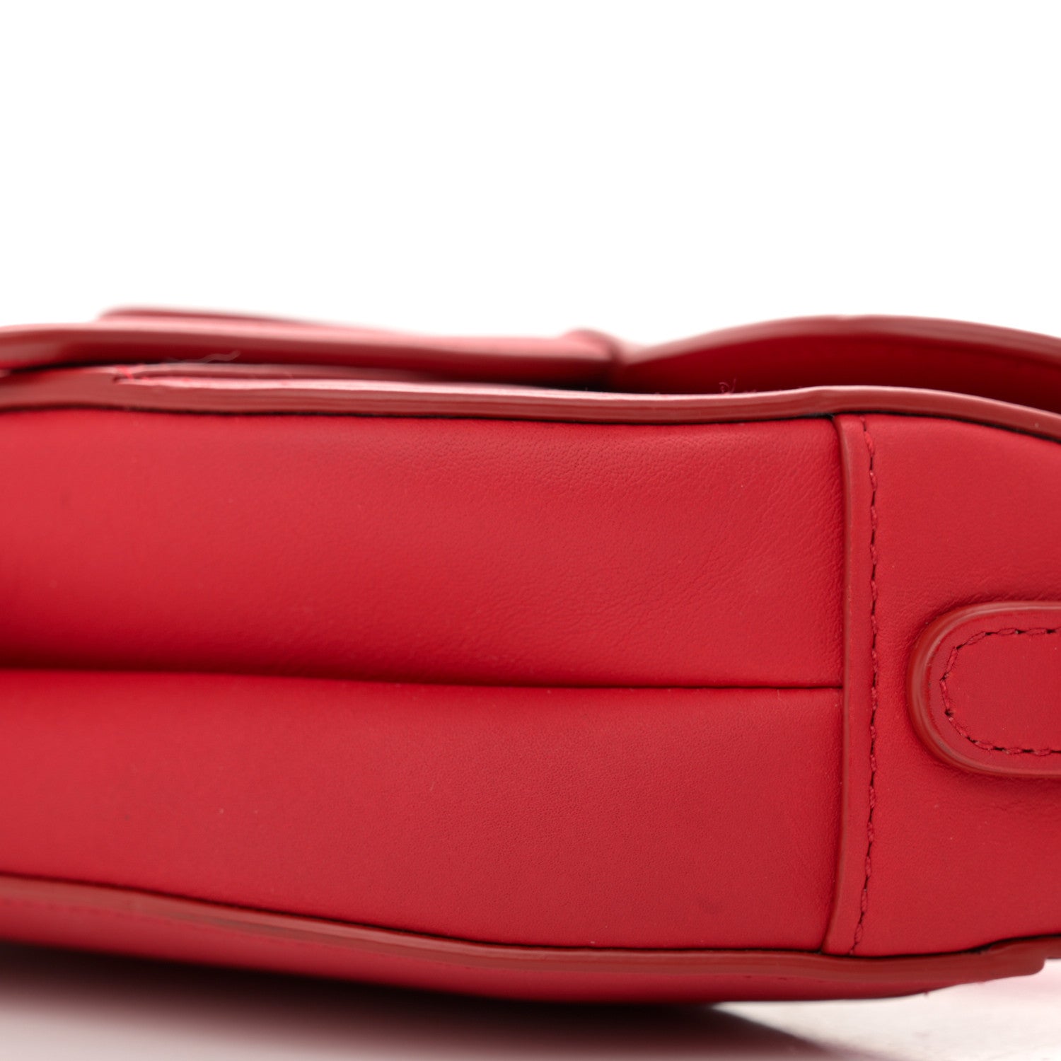 Christian Dior Ultra Matte Calfskin Mini Saddle Bag Red 10 of 12