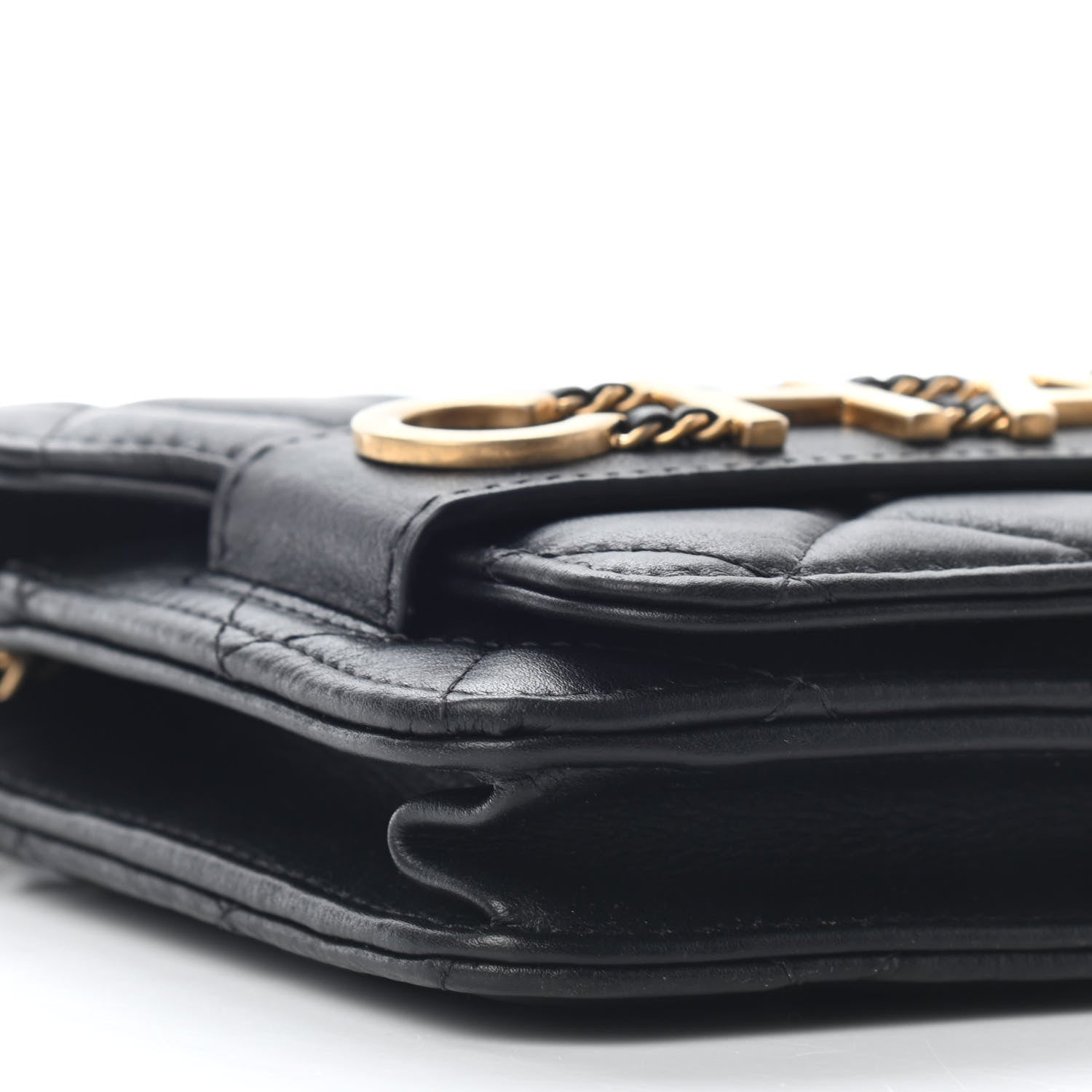 Chanel Calfskin Quilted Enchained Flap Black 9 of 10