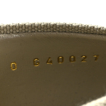 Chanel Canvas Quilted CC Turnlock Loafers 39 Beige 6 of 8