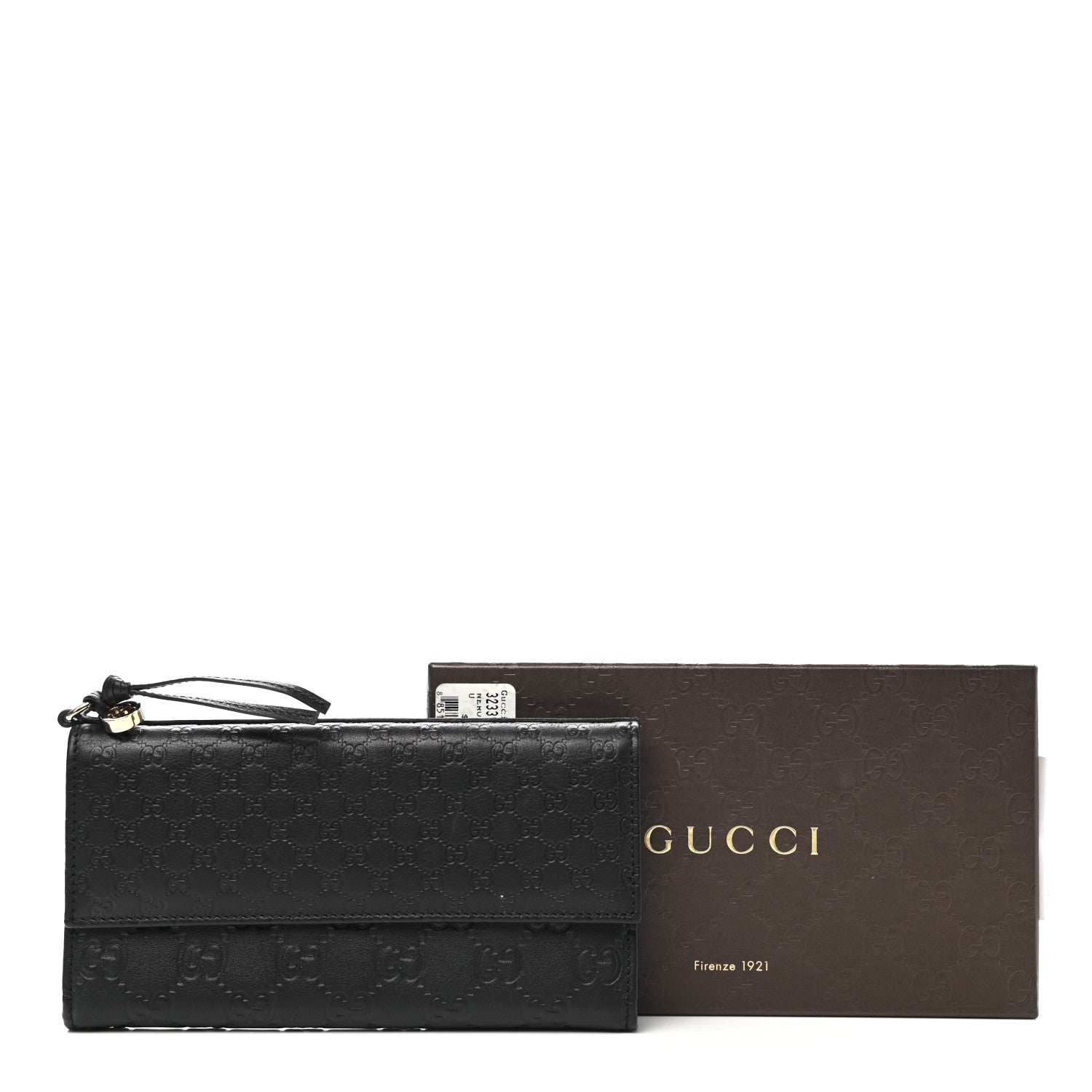 Gucci Guccissima Signature Microguccissima Bree Continental Wallet Black 10 of 10
