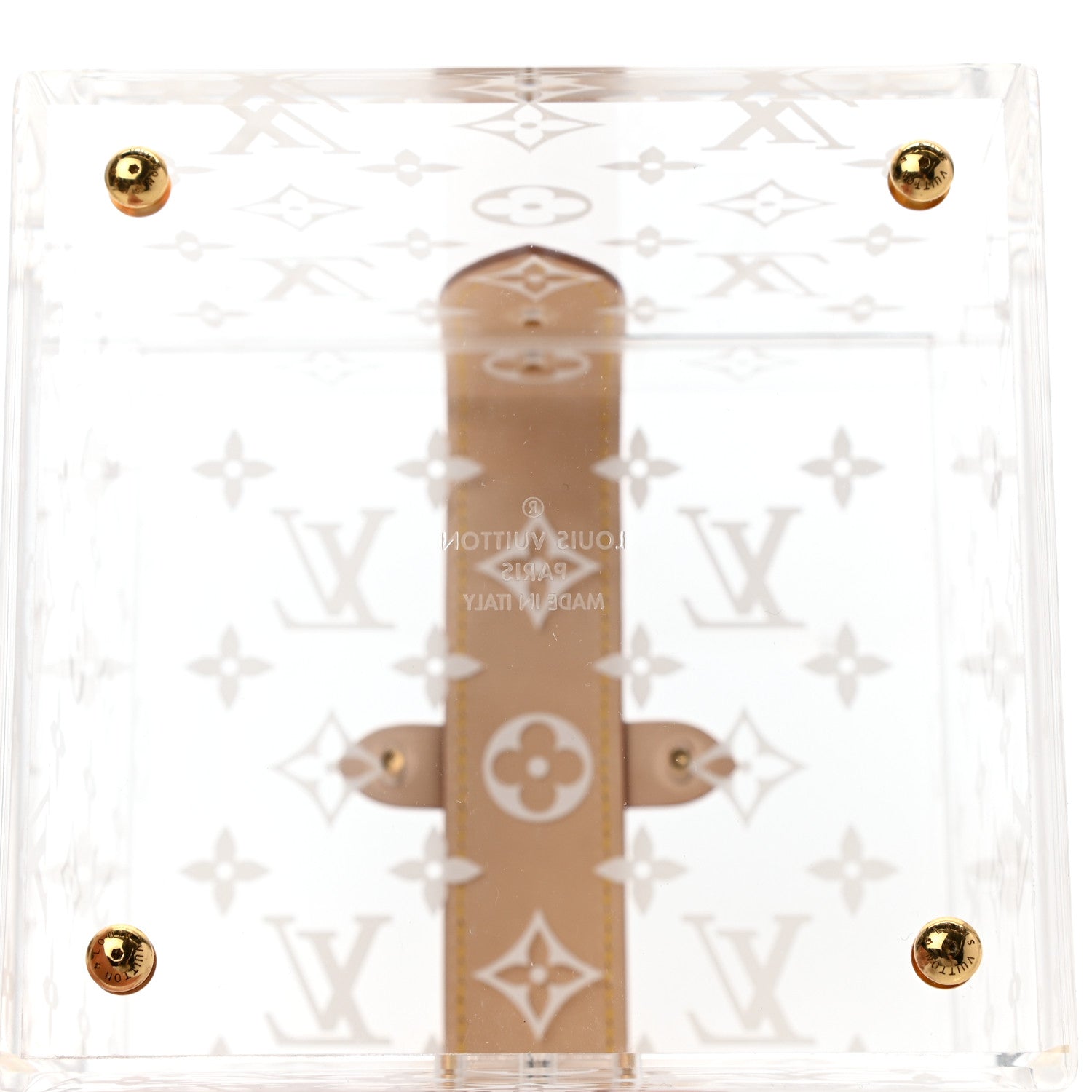 Louis Vuitton Transparent Plexiglass Cube Scott Box 7 of 8