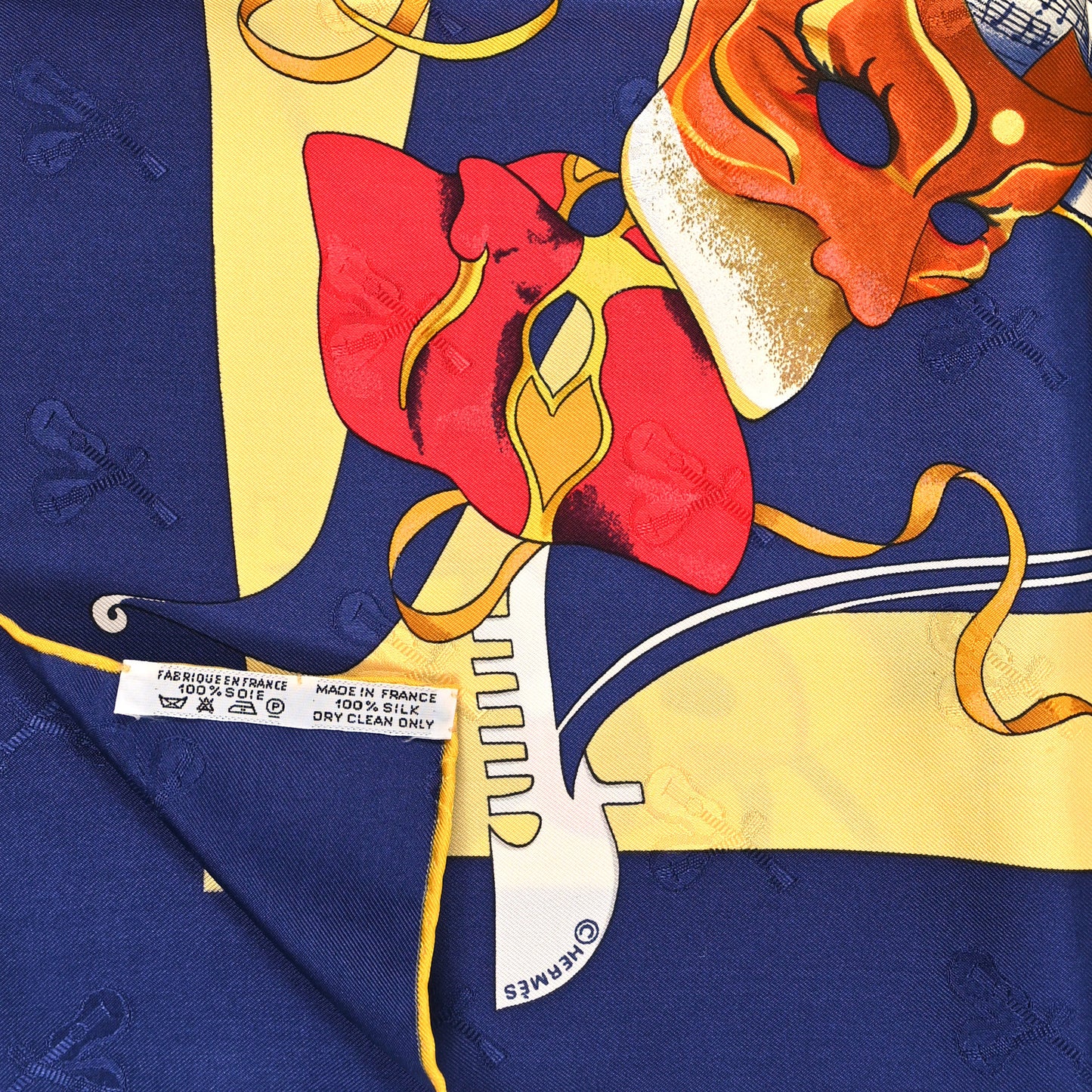 Silk Le Carnaval de Venise Scarf 90