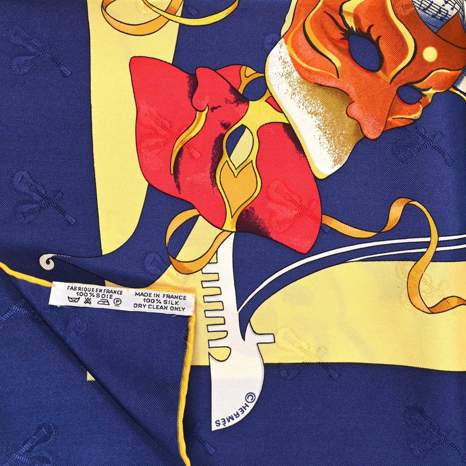 Hermes Silk Le Carnaval de Venise Scarf 90 3 of 3