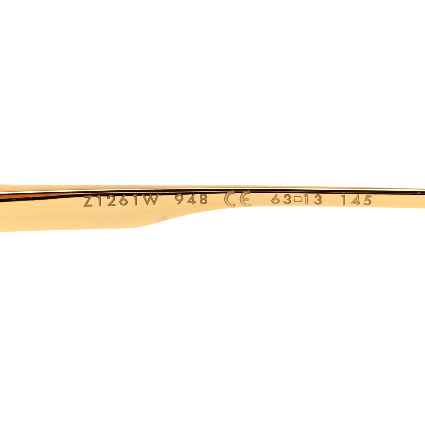 Metal LV Ash Sunglasses Z1261W Gold