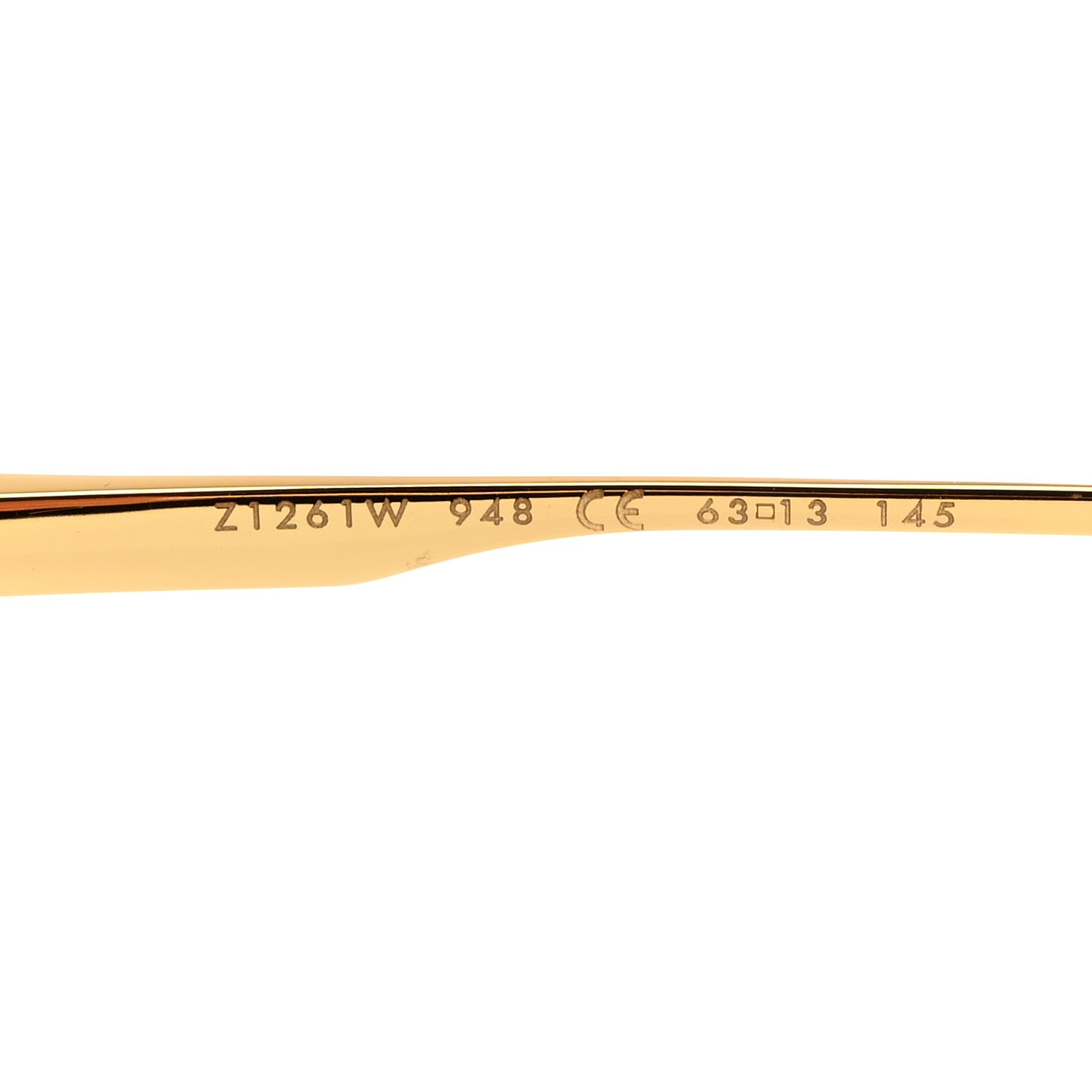 Louis Vuitton Metal LV Ash Sunglasses Z1261W Gold 6 of 7