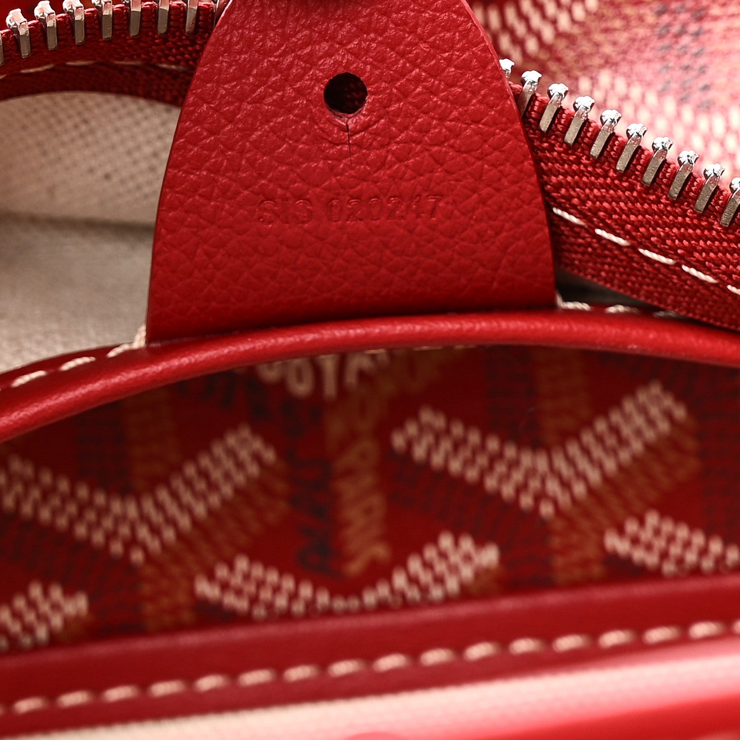 Goyard Goyardine Artois MM Red 7 of 11