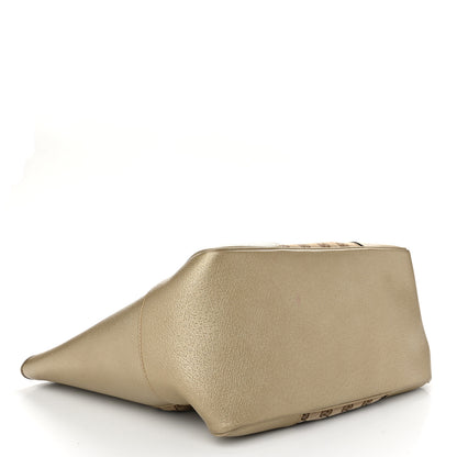 Gucci Monogram Medium Bree Zippered Tote Beige Golden Beige 4 of 12