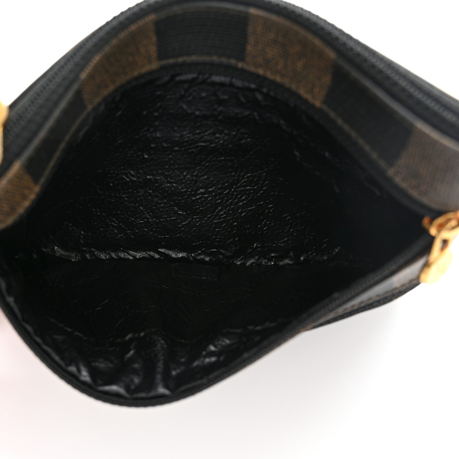 Fendi Pequin Zip Clutch Tobacco 7 of 13