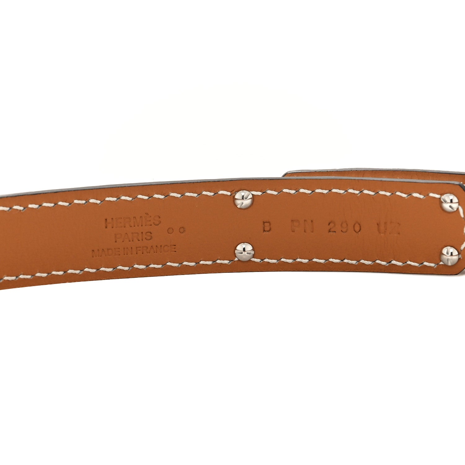 Hermes 18K White Gold Diamond Niloticus Crocodile Himalaya Kelly Belt 3 of 5