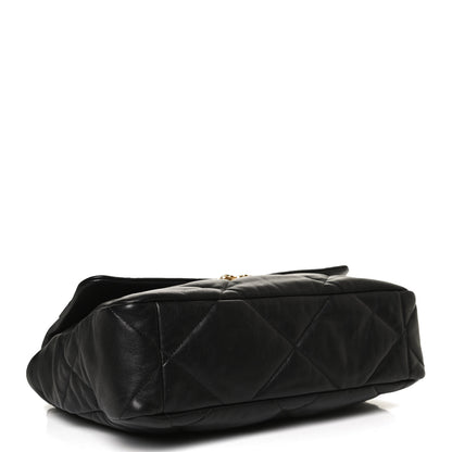 Chanel Lambskin Quilted Large Chanel 19 Flap Black 4 of 12