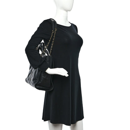 Chanel Calfskin Small Deauville Tote Black 2 of 11