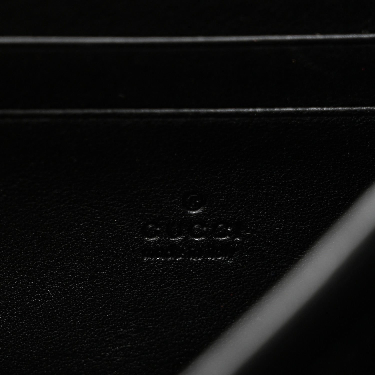 Gucci Velvet Matelasse GG Marmont Chain Wallet Black 6 of 11
