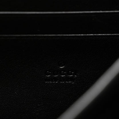 Gucci Velvet Matelasse GG Marmont Chain Wallet Black 6 of 11