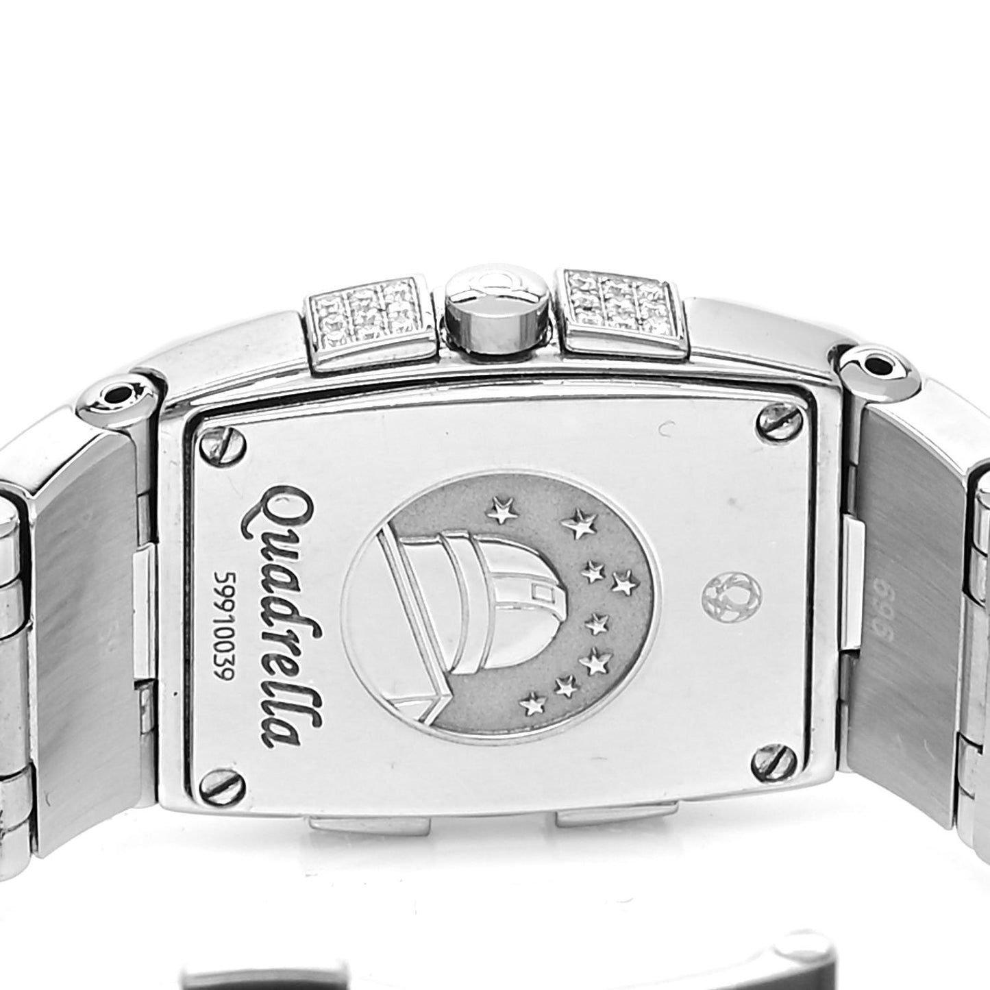 Stainless Steel Diamond Mother of Pearl 21mm Constellation Quadrella Quartz Watch Multicolor 1585.79.00