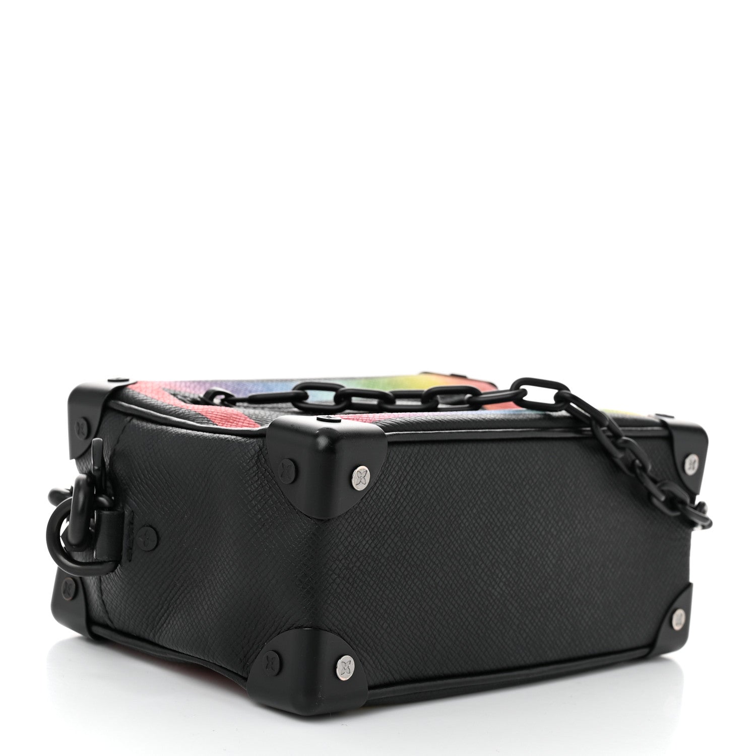 Louis Vuitton Taiga Rainbow Mini Soft Trunk Black 4 of 9