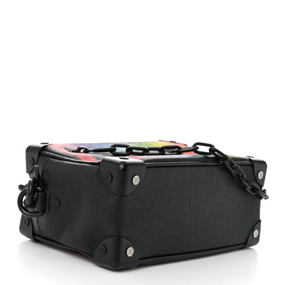 Louis Vuitton Taiga Rainbow Mini Soft Trunk Black 4 of 9