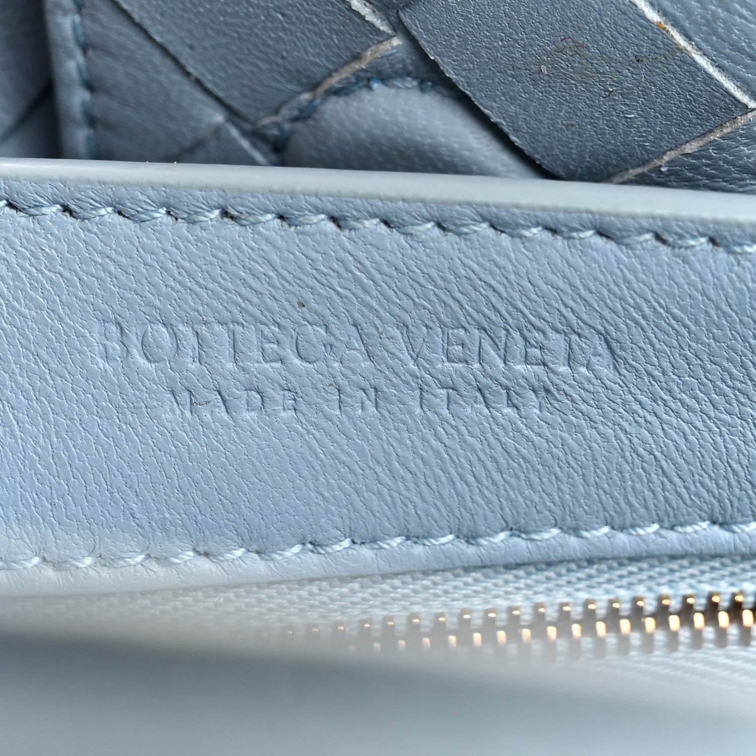 Bottega Veneta Nappa Intrecciato Small Andiamo With Chain Shoulder Bag Ice 7 of 17