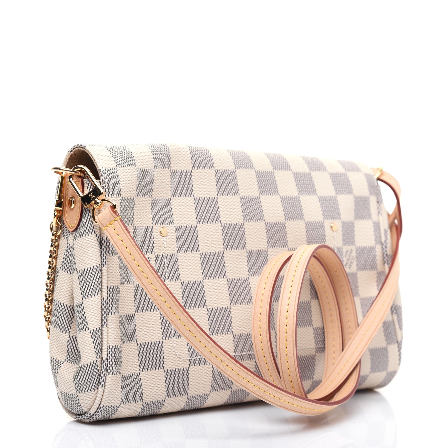 Louis Vuitton Damier Azur Favorite MM 3 of 13