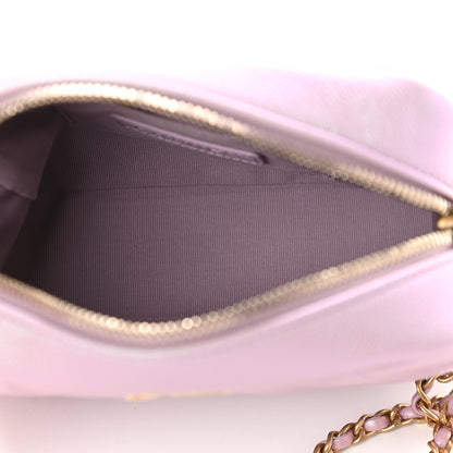 Chanel Iridescent Caviar Quilted Mini My Perfect Camera Case Pink 5 of 9