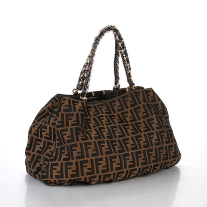 Fendi Zucca Mia Tote Tobacco 3 of 7