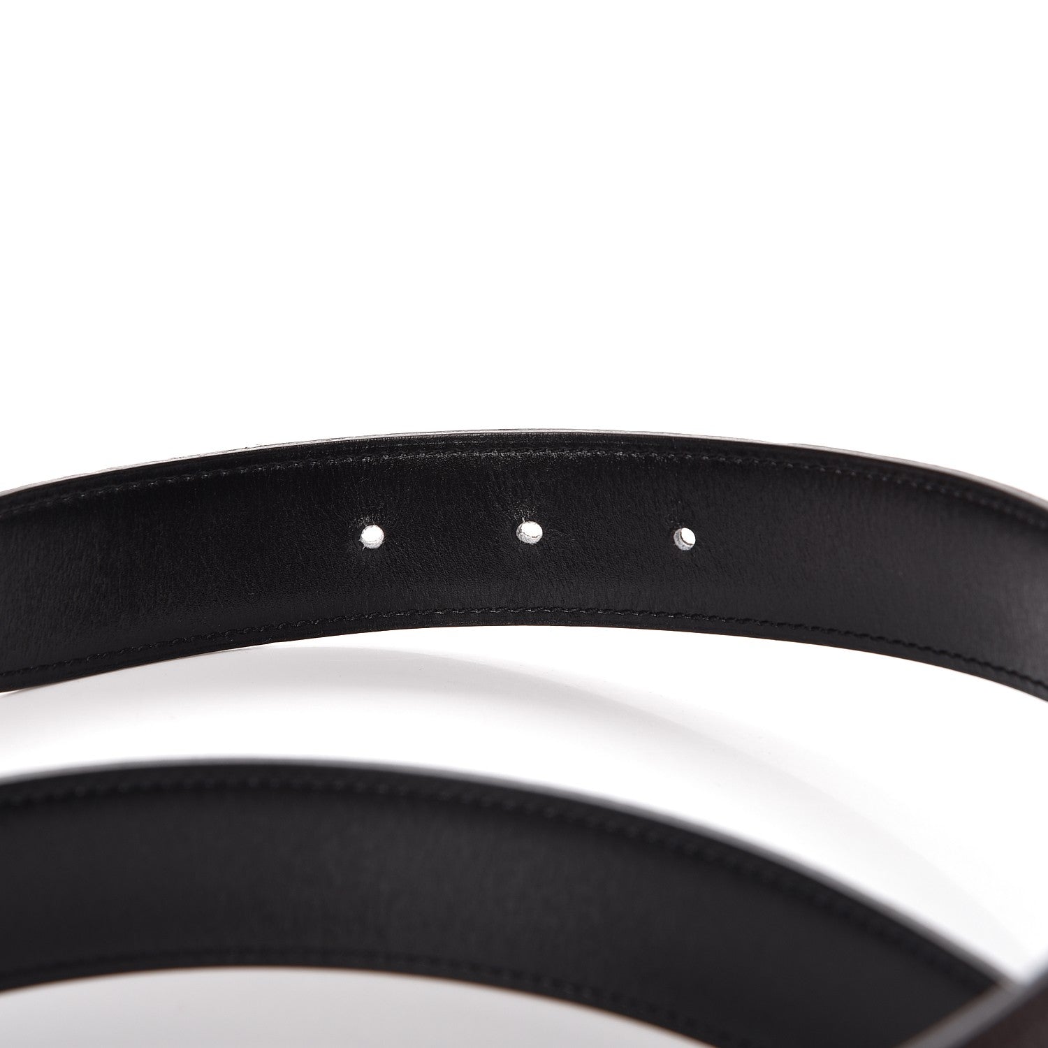 Hermes Box Togo 32mm H Belt 85 Black Chocolate 5 of 8