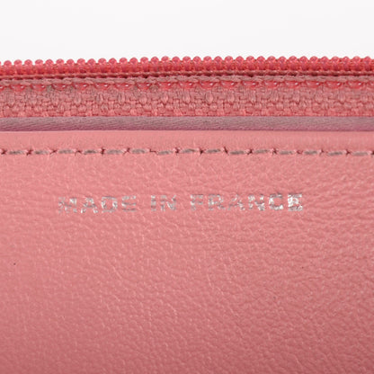 Chanel Lambskin Camellia Embossed Wallet on Chain WOC Pink 7 of 8