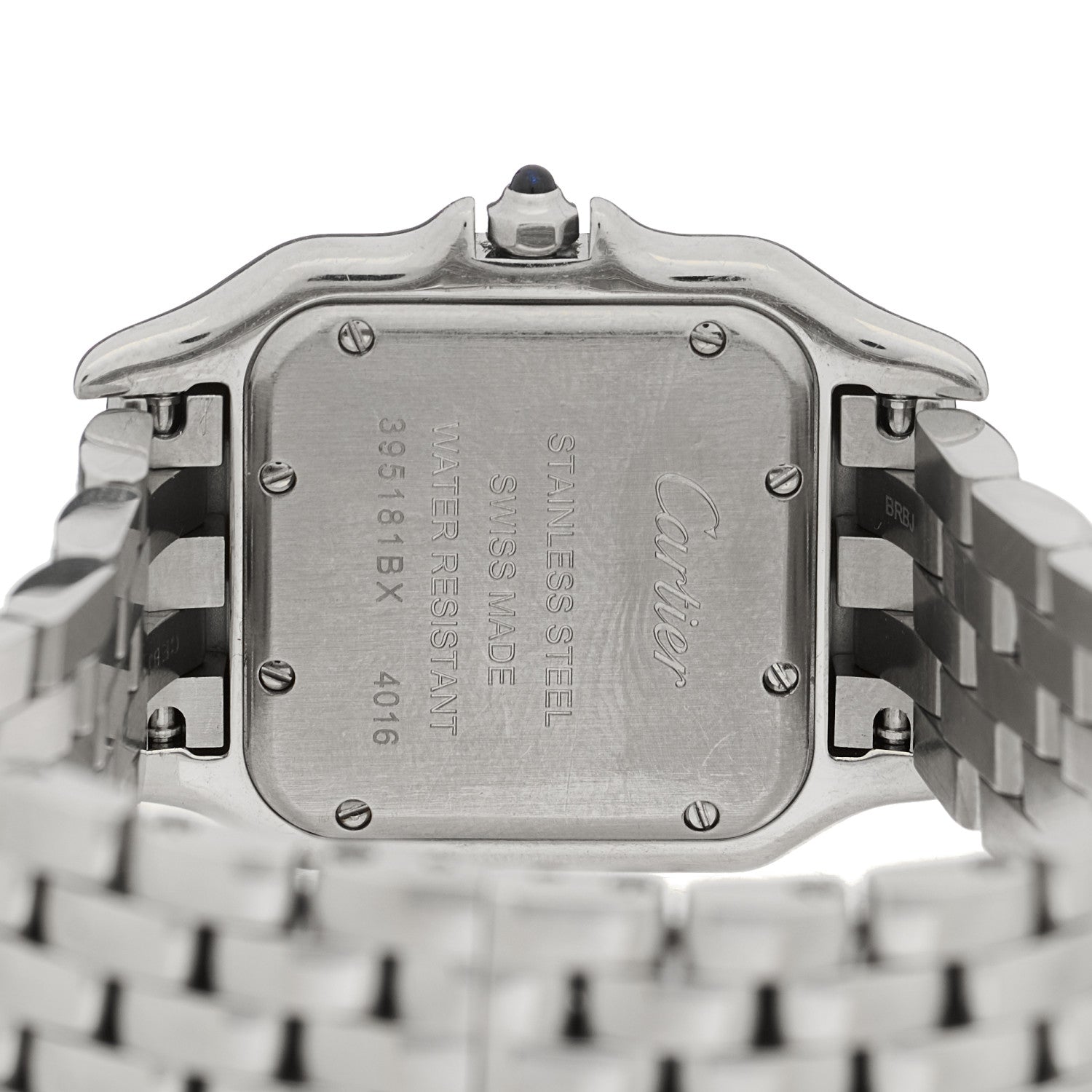Cartier Stainless Steel Diamond 27mm Panthere Quartz Watch 4 of 5