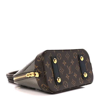 Louis Vuitton Vernis Monogram Alma BB Taupe Metallise 4 of 10