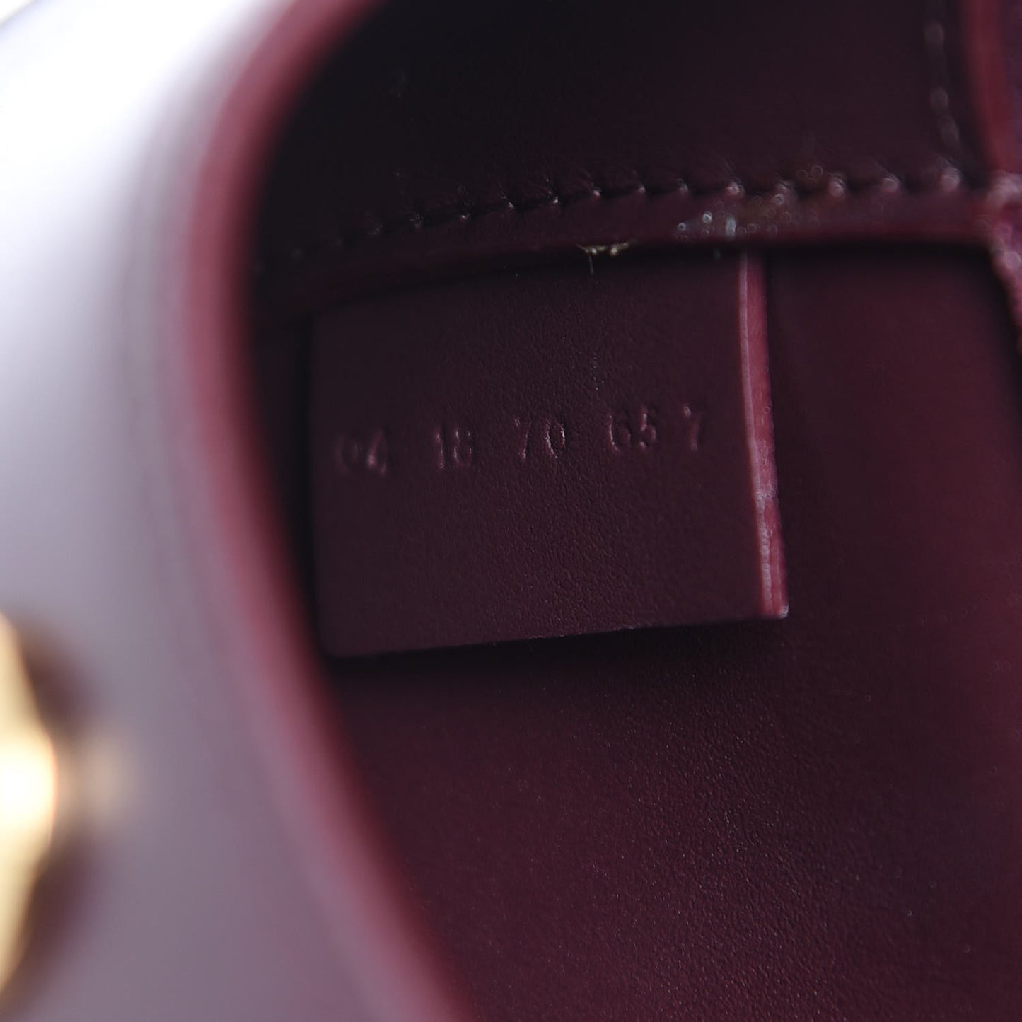 Calfskin Small Tess Bag Burnt Brown