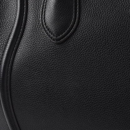 Celine Drummed Calfskin Mini Luggage Black 10 of 13