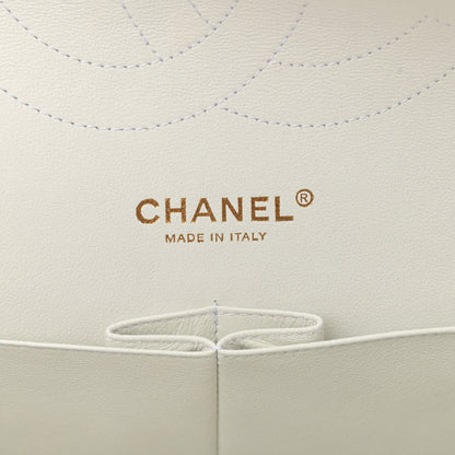 Chanel Caviar Quilted Jumbo Double Flap White 6 of 13