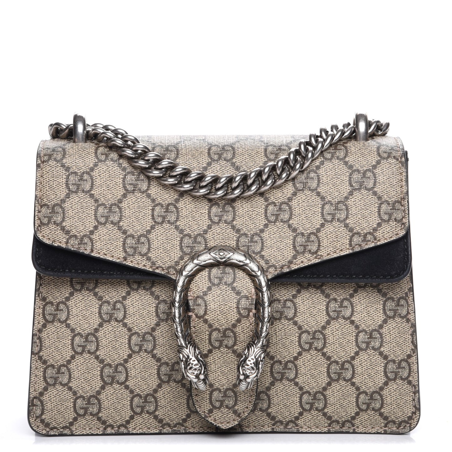 GG Supreme Monogram Mini Dionysus Shoulder Bag Black