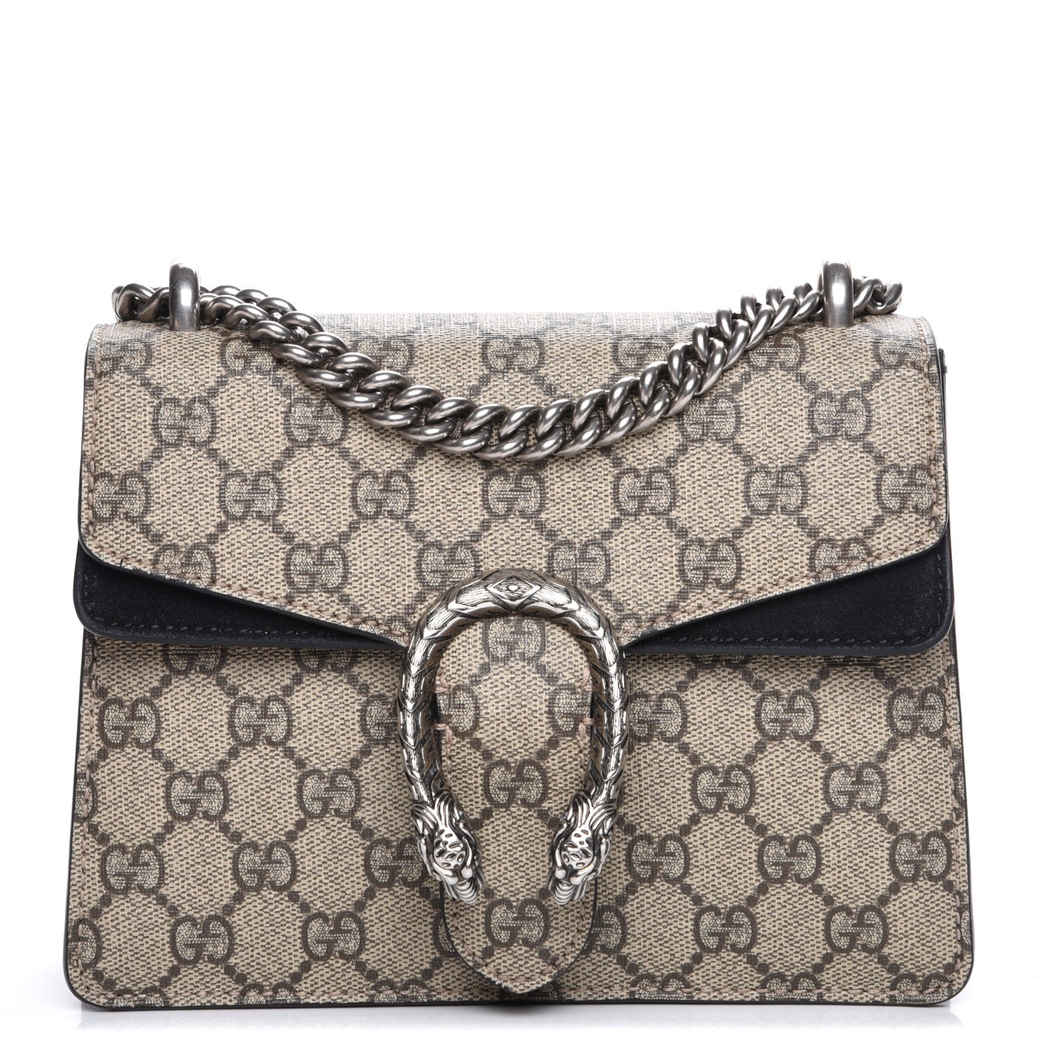 Gucci GG Supreme Monogram Mini Dionysus Shoulder Bag Black 1 of 7