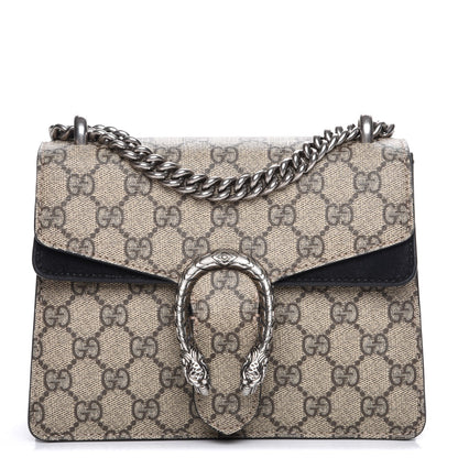 Gucci GG Supreme Monogram Mini Dionysus Shoulder Bag Black 1 of 7