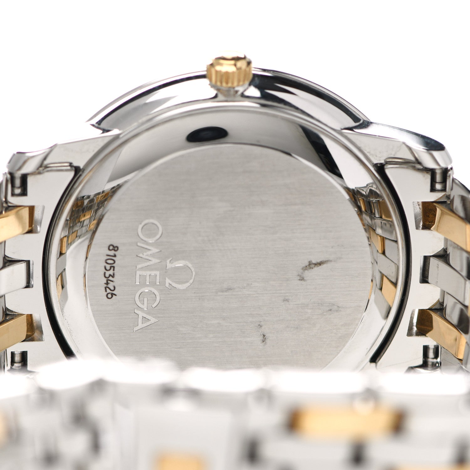 Omega Stainless Steel 18K Yellow Gold 34mm De Ville Chronometer Automatic Watch Champagne 4300.31.00 4 of 6