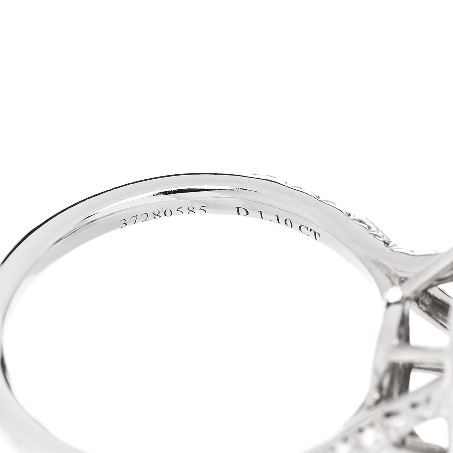 Platinum Diamond 1.10ct Soleste Cushion Cut Double Halo Engagement Ring 49 5
