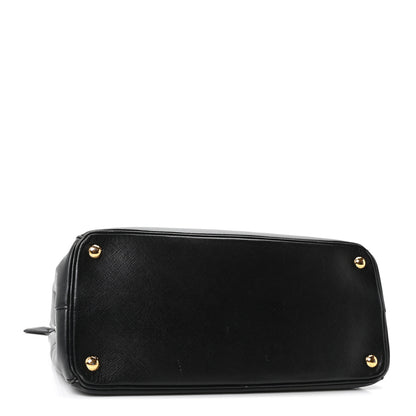 Prada Saffiano Medium Galleria Double Zip Tote Black 4 of 10