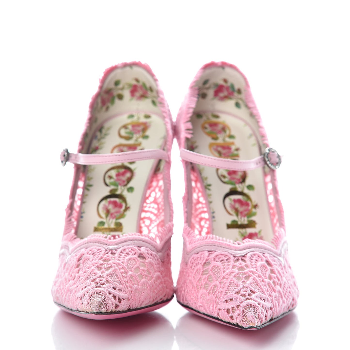 Lace Pizzo Venice Pumps 37 Sugar Pink