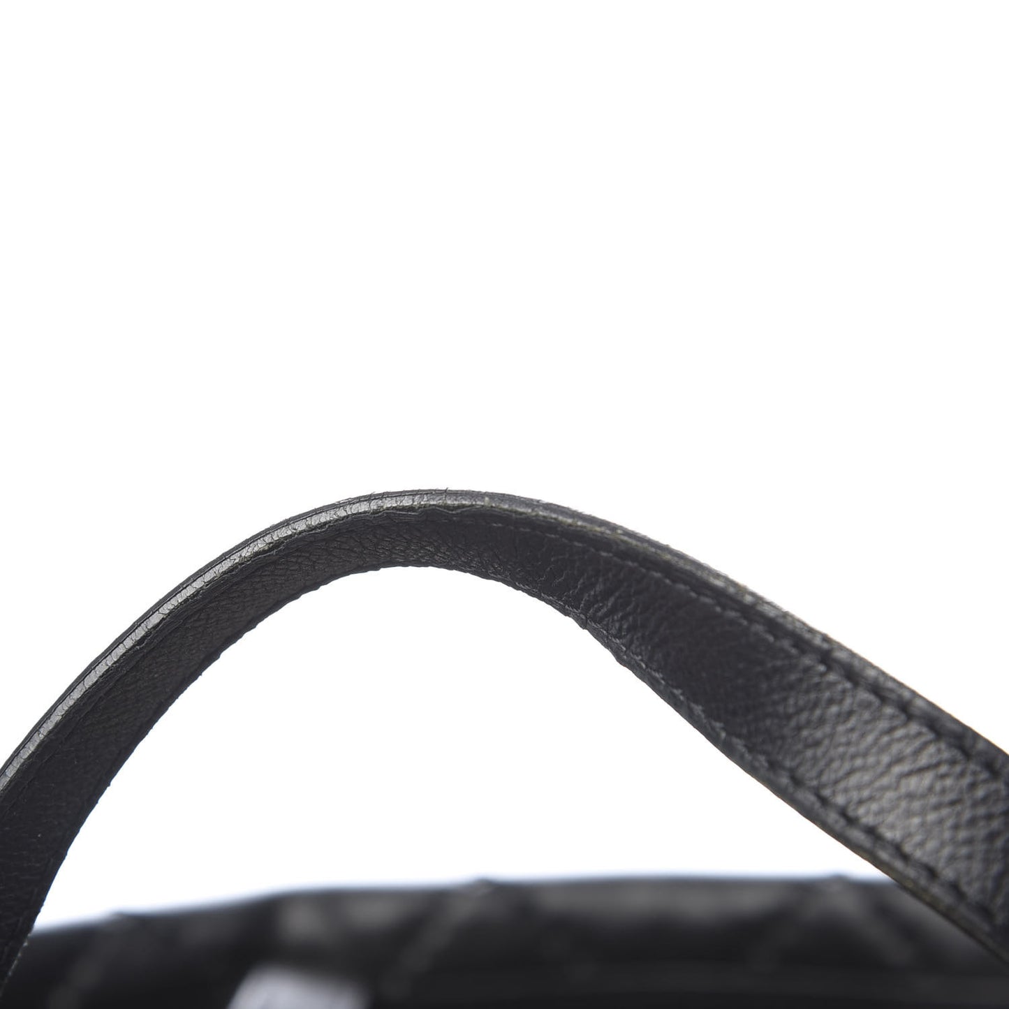 Calfskin Quilted Retro Chain Tote Black