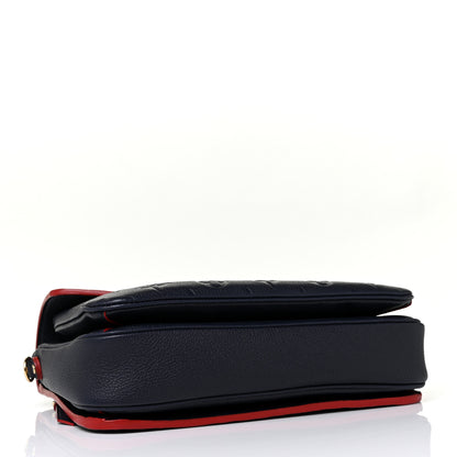 Louis Vuitton Empreinte Pochette Metis Marine Rouge 4 of 9