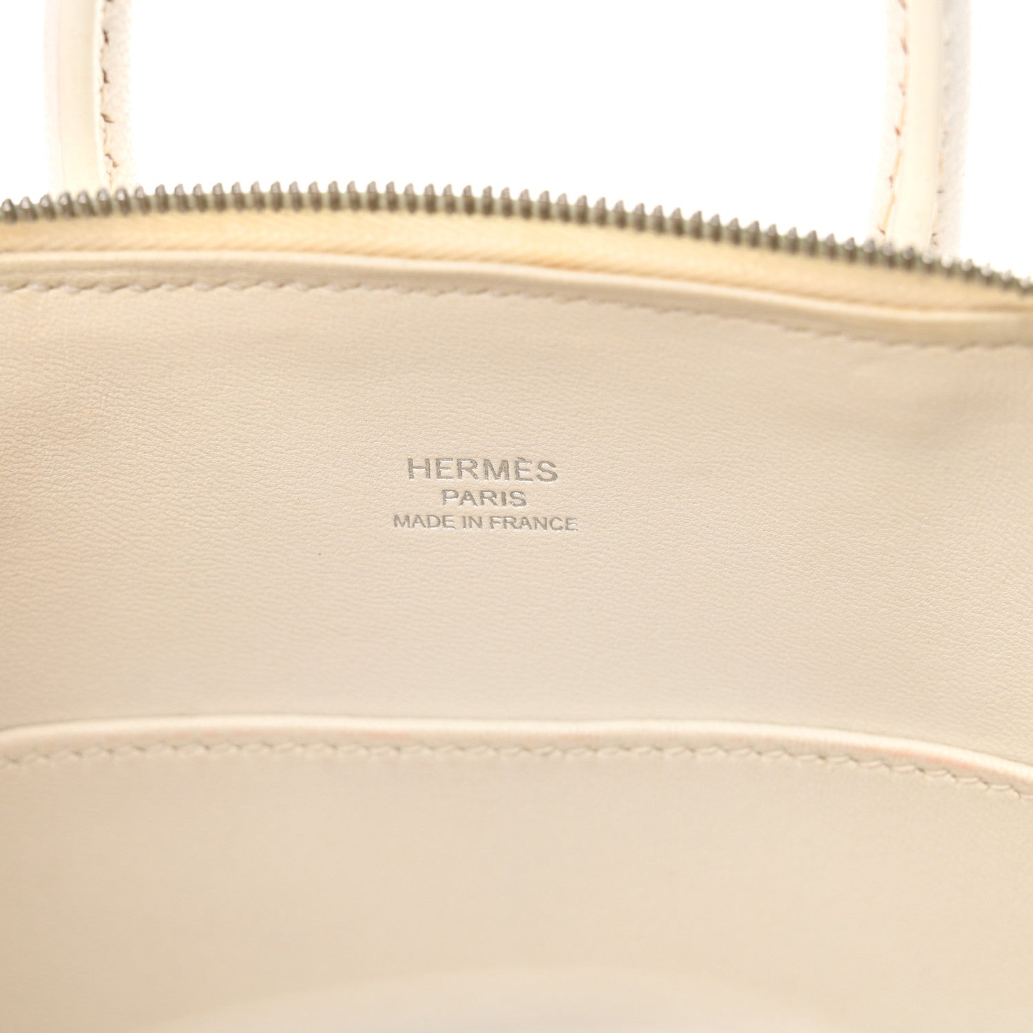 Hermes Chevre Mysore Mini 1923 Bolide White 6 of 19