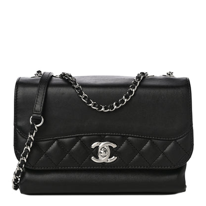Chanel Calfskin Mini Tramezzo Flap Black 1 of 11