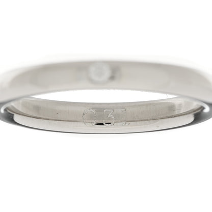 Tiffany Platinum Diamond Elsa Peretti Band Ring 52 6 7 of 8