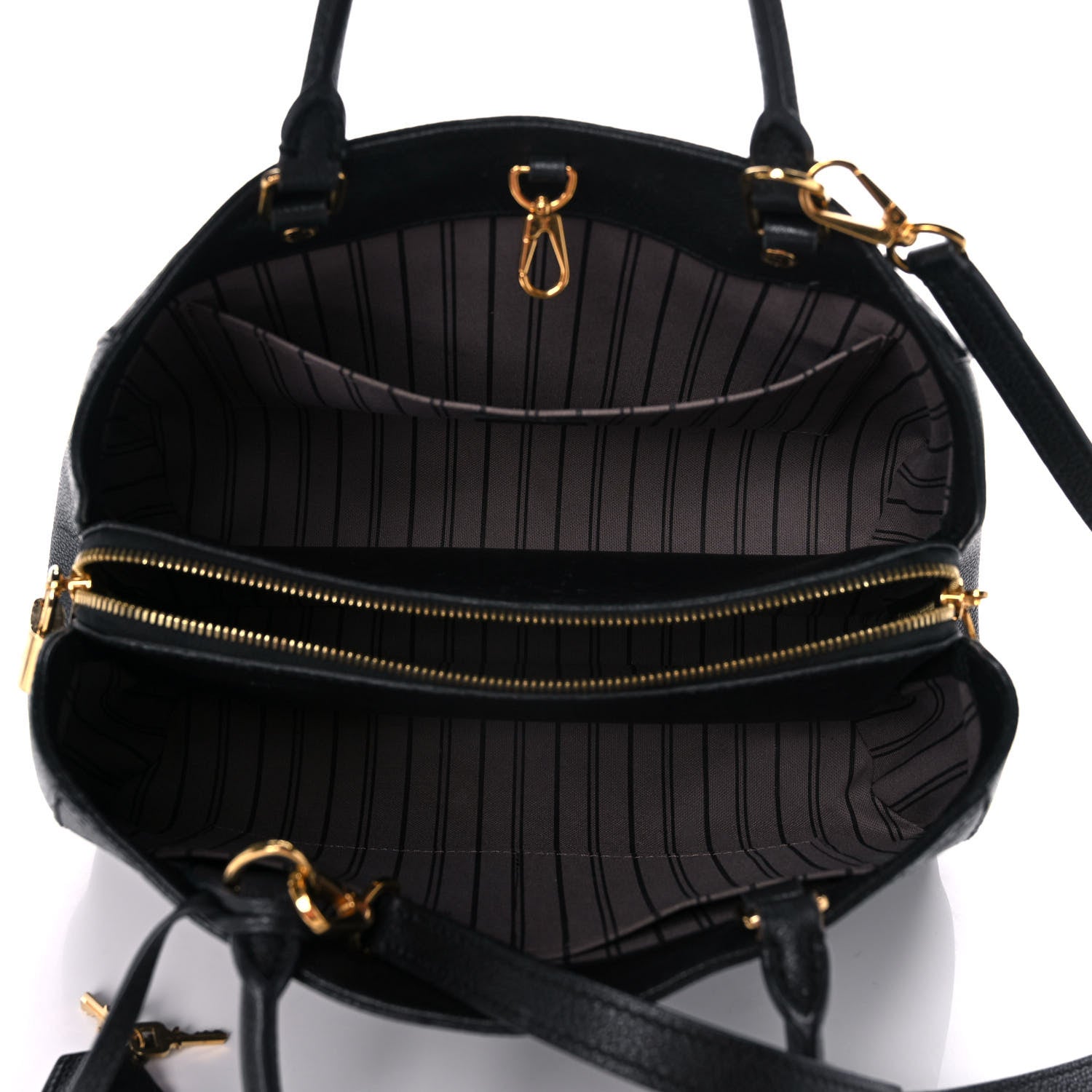 Louis Vuitton Empreinte Montaigne MM Black 5 of 13