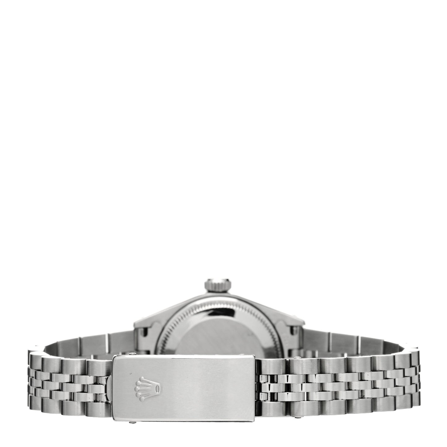 Stainless Steel 18K White Gold 26mm Oyster Perpetual Date Watch Silver 6917