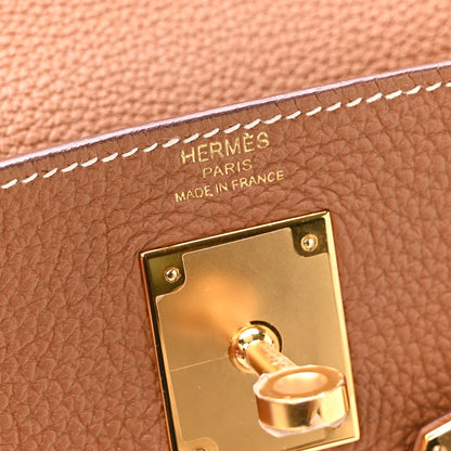 Hermes Togo Kelly Retourne 28 Gold 5 of 10