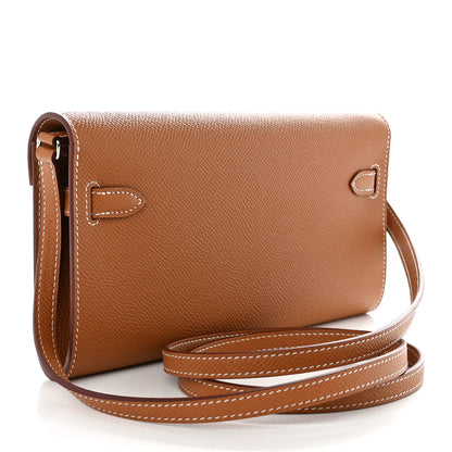 Hermes Epsom Kelly Wallet To Go Gold 3 of 11