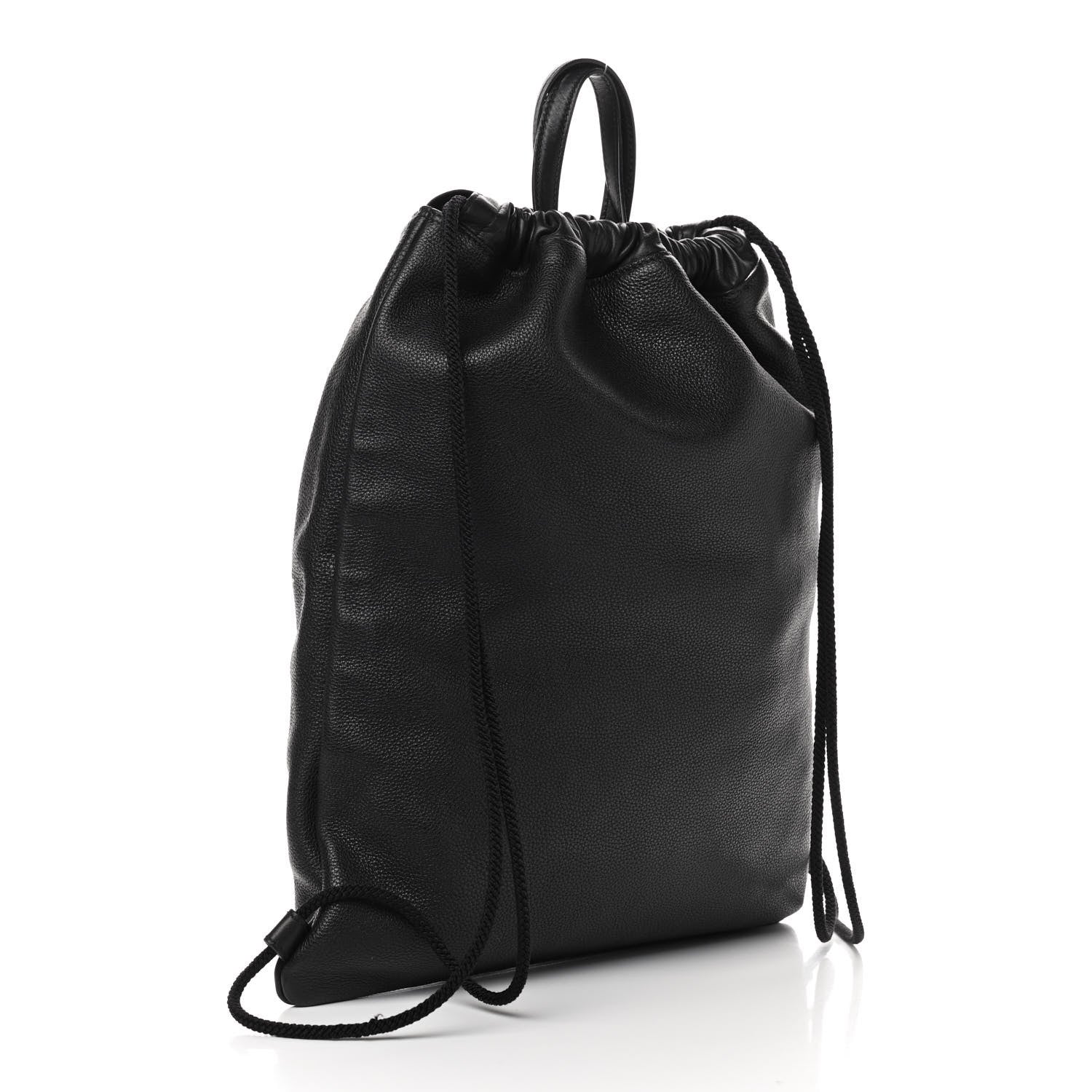 Gucci Calfskin Coco Capitan Logo Drawstring Backpack Black 2 of 11