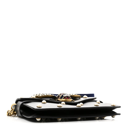 Gucci Nappa Pearl Studded Mini Queen Margaret Broadway Shoulder Bag Black 4 of 10